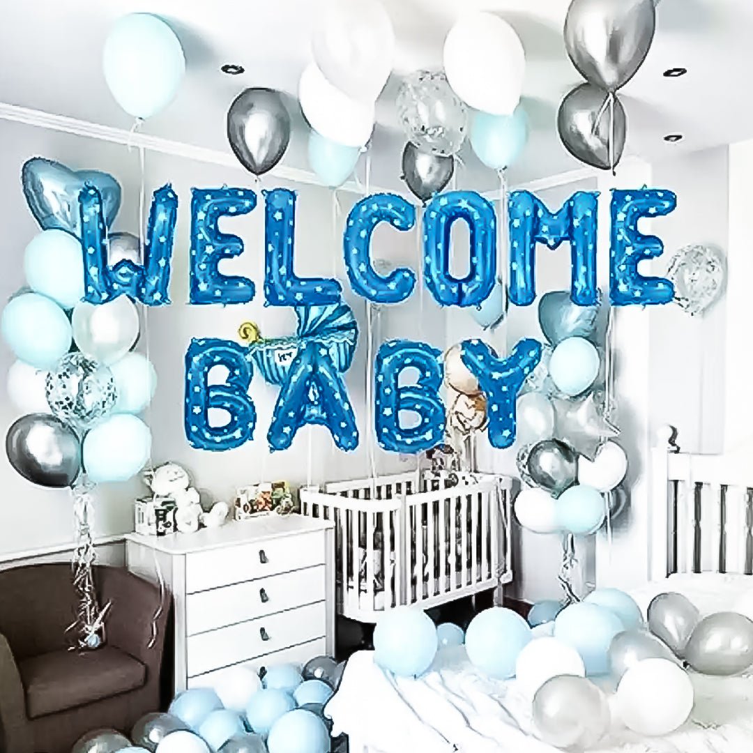 Welcome Baby Foil Balloon Set - aliakbardecoration