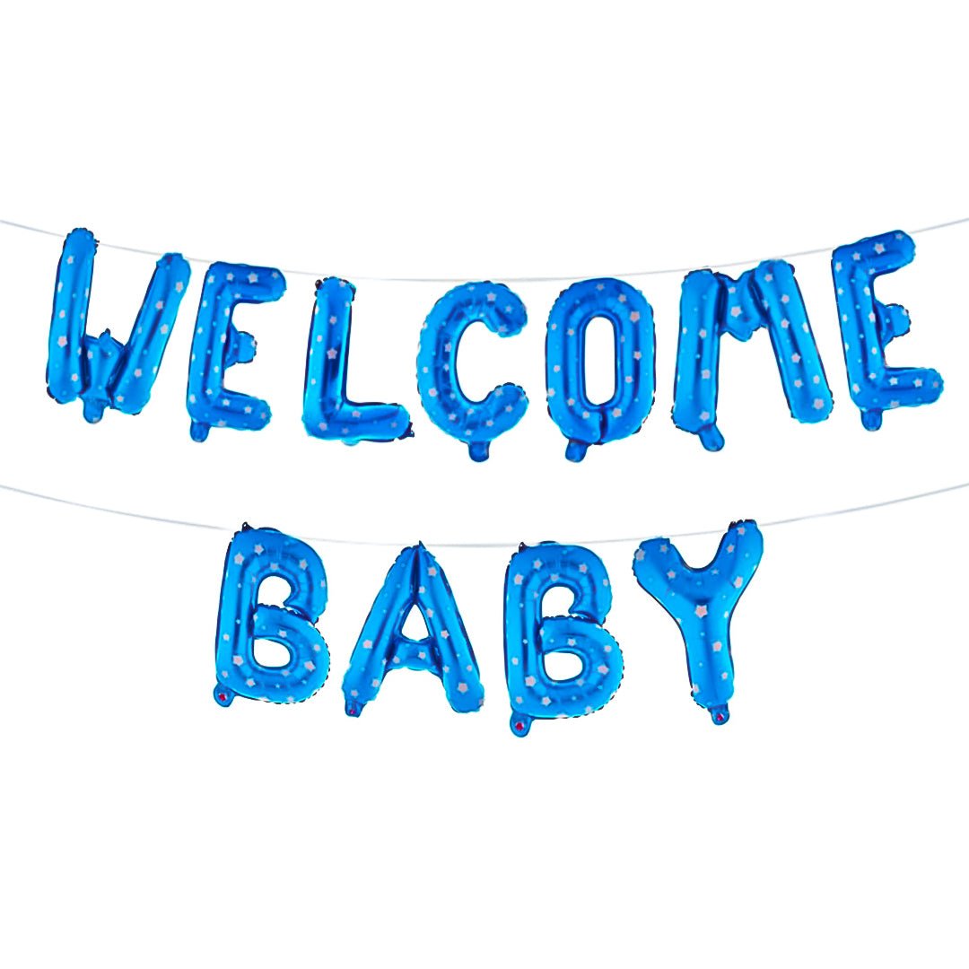 Welcome Baby Foil Balloon Set - aliakbardecoration