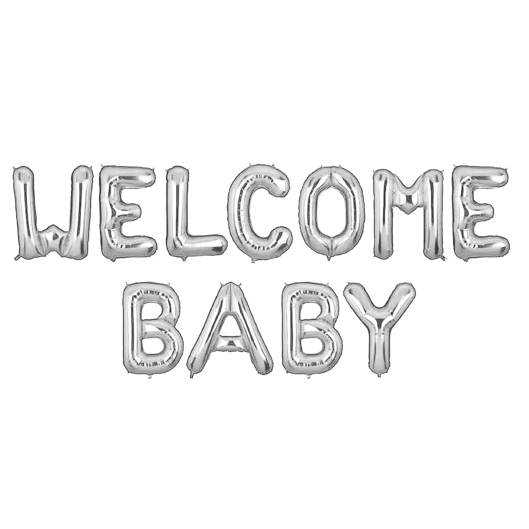Welcome Baby Foil Balloon Set - aliakbardecoration