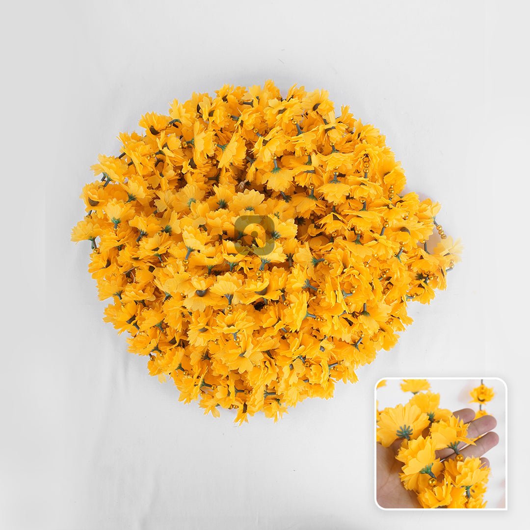 Yellow Marigold Garland - aliakbardecoration