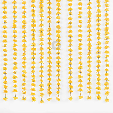 Yellow Marigold Garland - aliakbardecoration