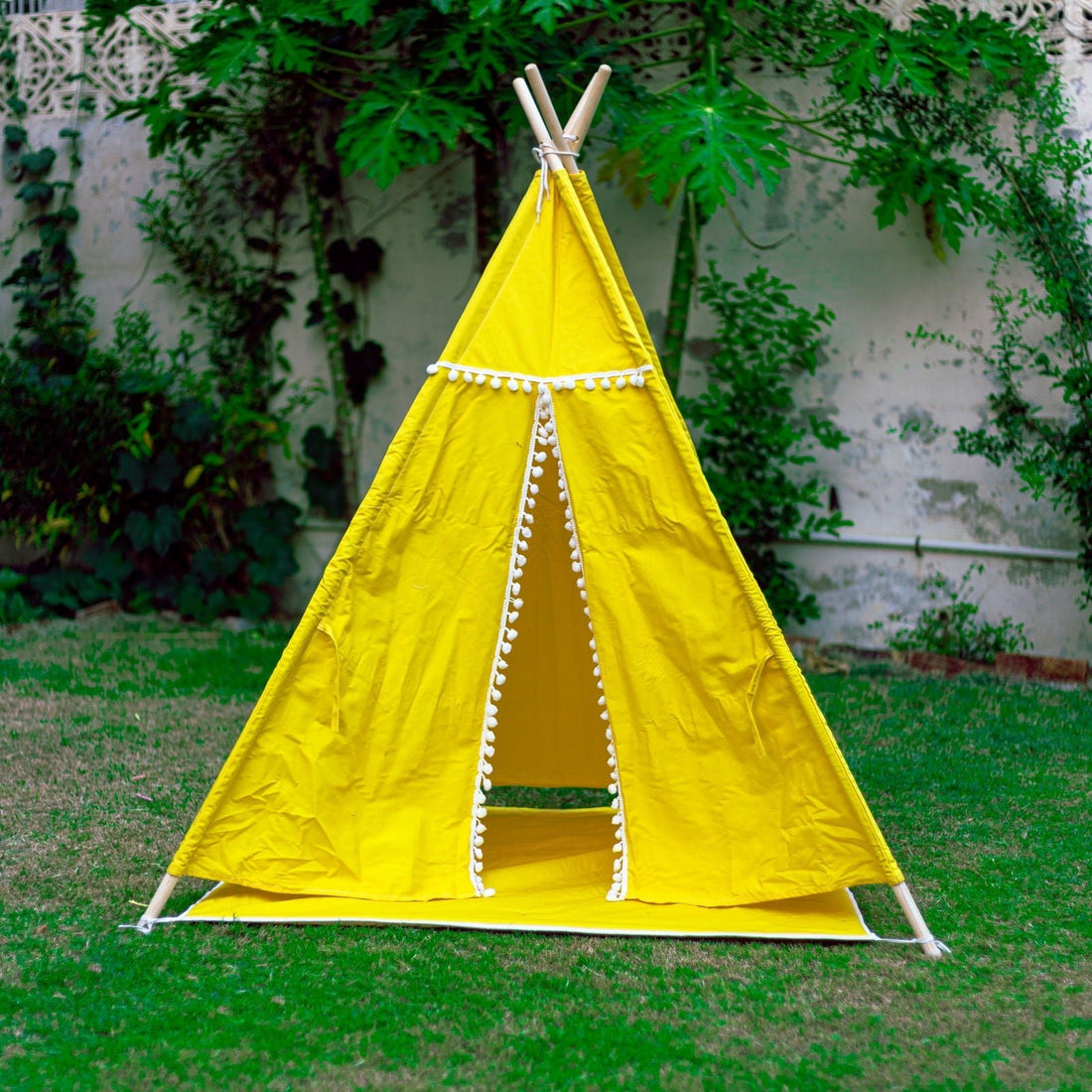Yellow Teepee Tent - aliakbardecoration